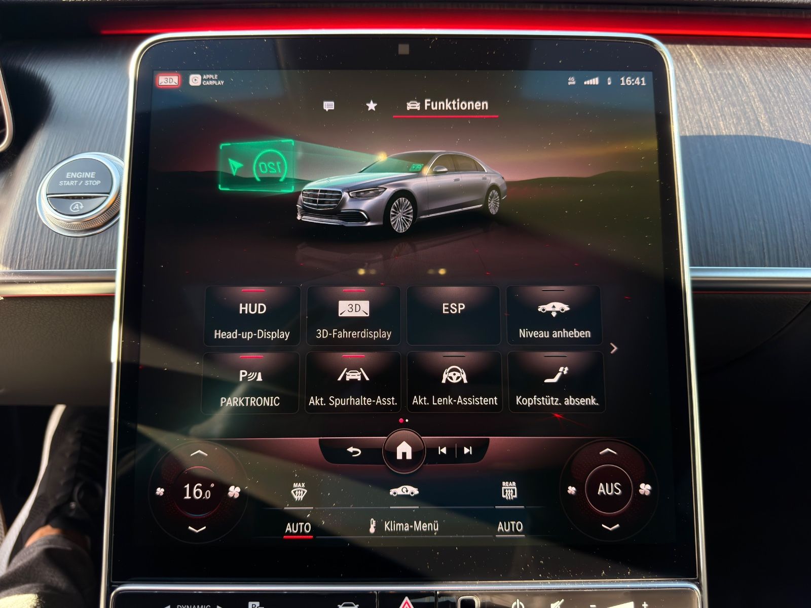 S 400 LANG *HUD*PANO*BUR*SOFT*360°*ACC*MBUX*